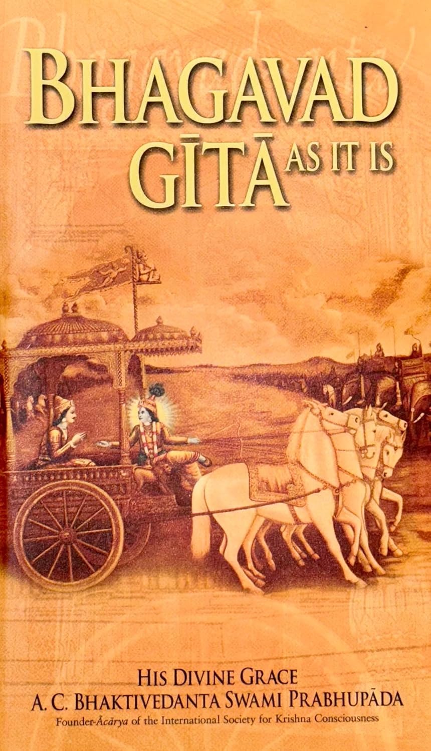 Bhagavad Gita As It Is, Premium Edition, Sanskrit verses along with translation and Bhaktivedanta Swami’s commentary